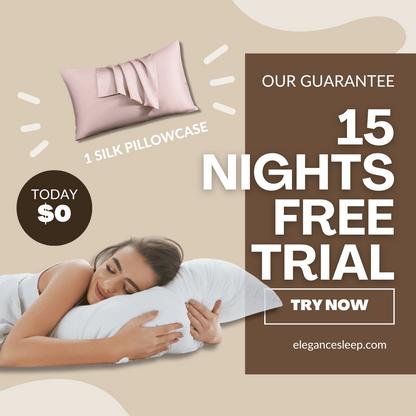 Elegant Pure Silk Pillowcase - Queen Size 20 x 30 Free Trial